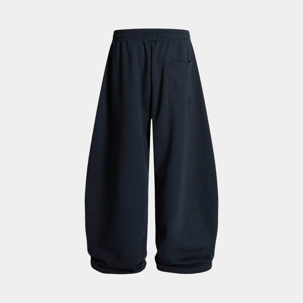 Fleece Vintage Side Stripe Drape Paratrooper Machete Wide Leg Pants