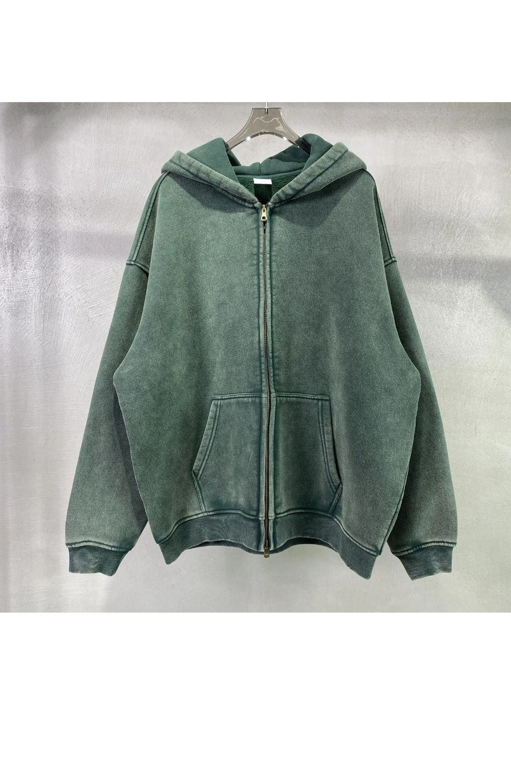 Graphic Heavyweight Zipped Hoodie - Strada Fashion