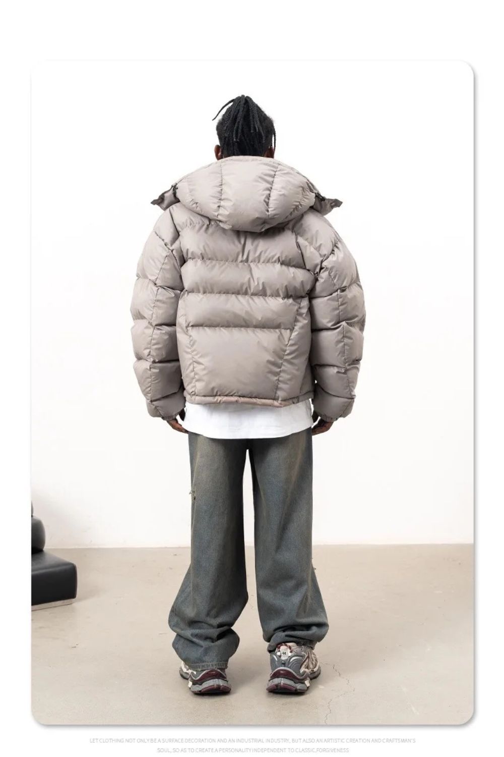 'Y2K' Puffer Jacket Button-Up - Strada Fashion