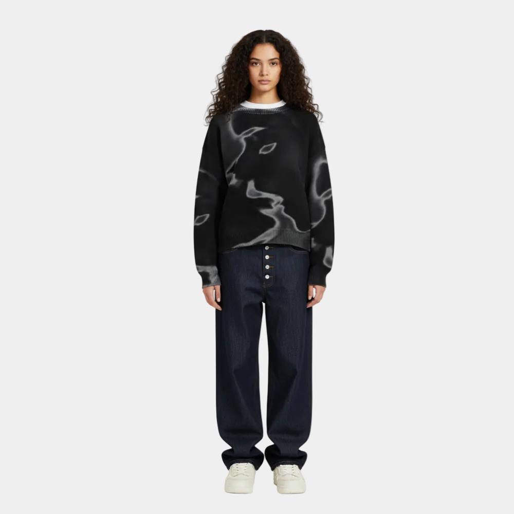 Vortex Graphic Sweatshirt - Black