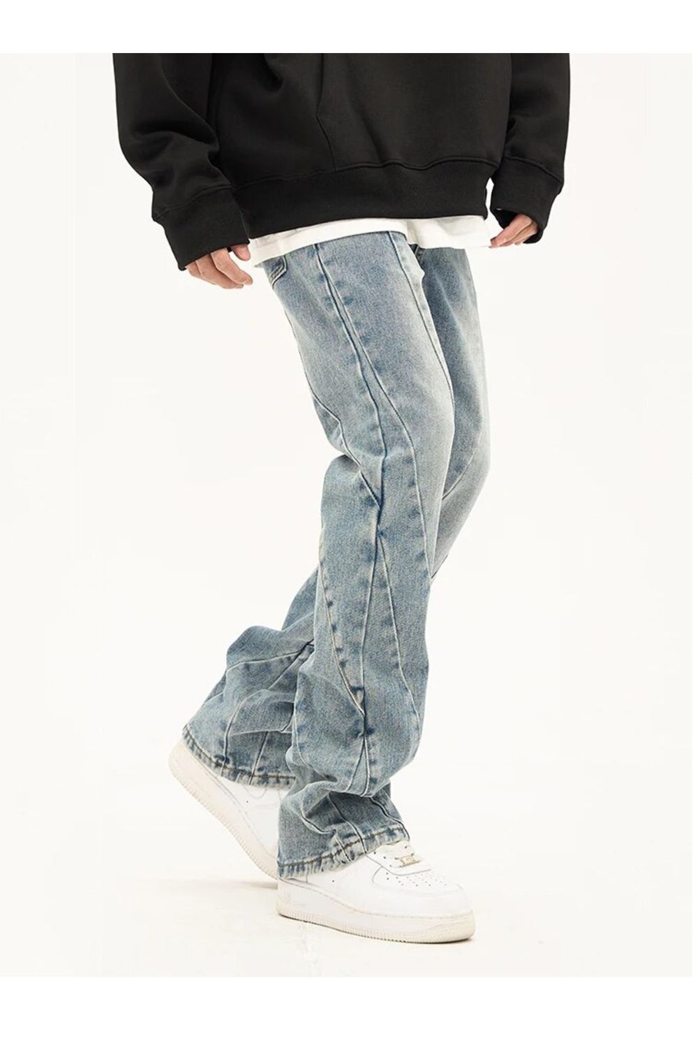 Jeans flare with pattern - Strada Fashion