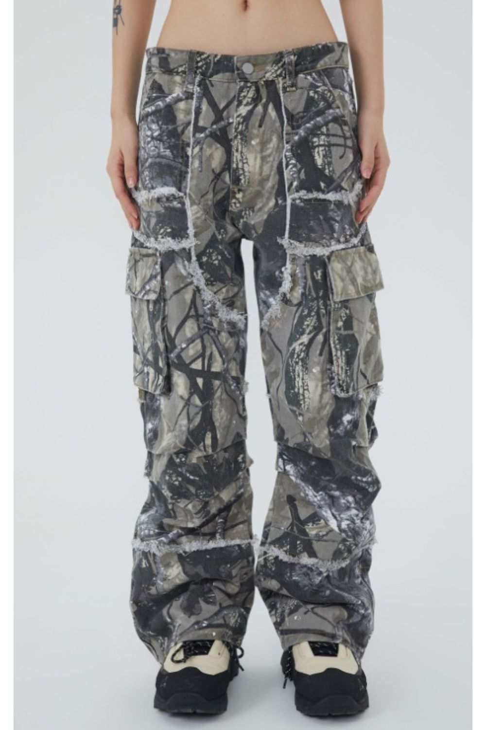 'Camouflage' Graphic Pants (Unisex) - Strada Fashion