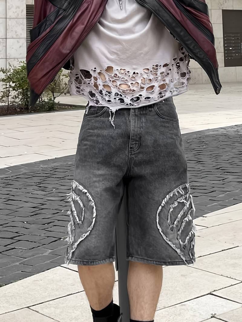 Jorts di jeans baggy