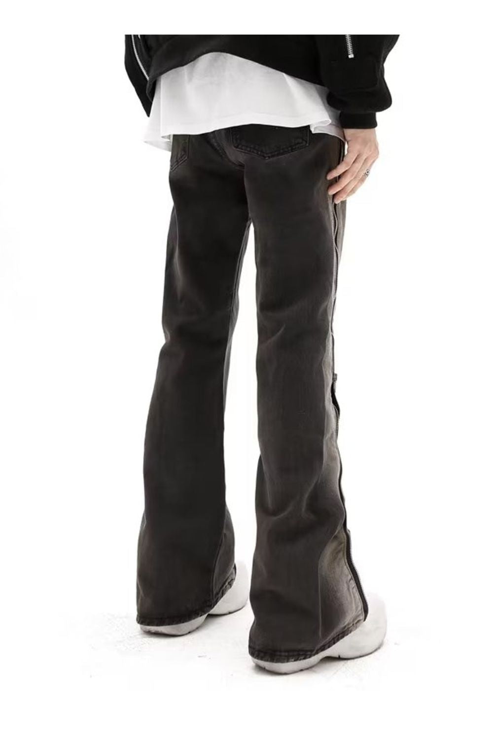 Jeans With Zipper Design - Strada Fashion