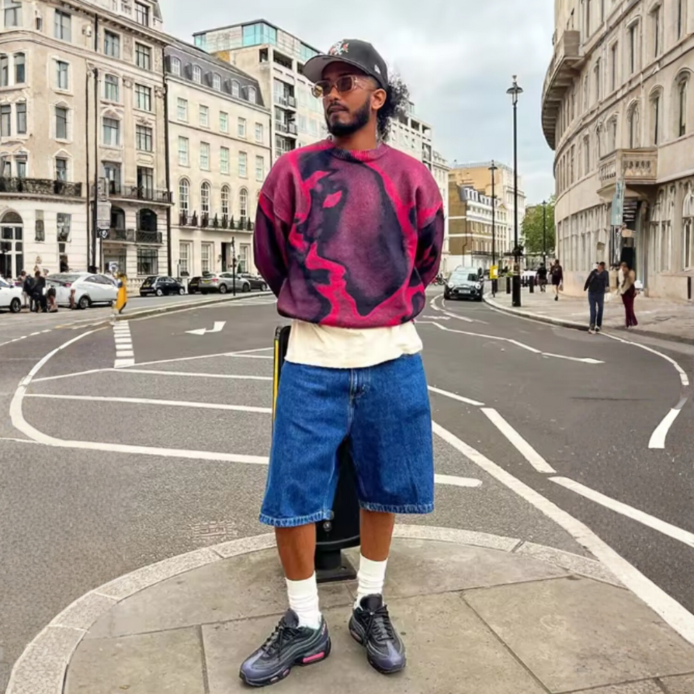 Vortex Graphic Sweatshirt - Blue