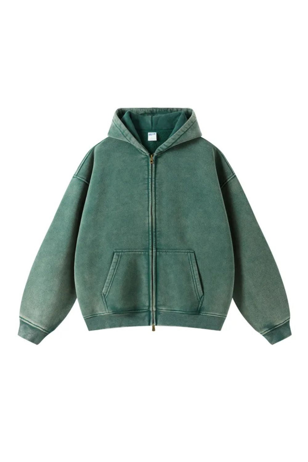 Graphic Heavyweight Zipped Hoodie - Strada Fashion