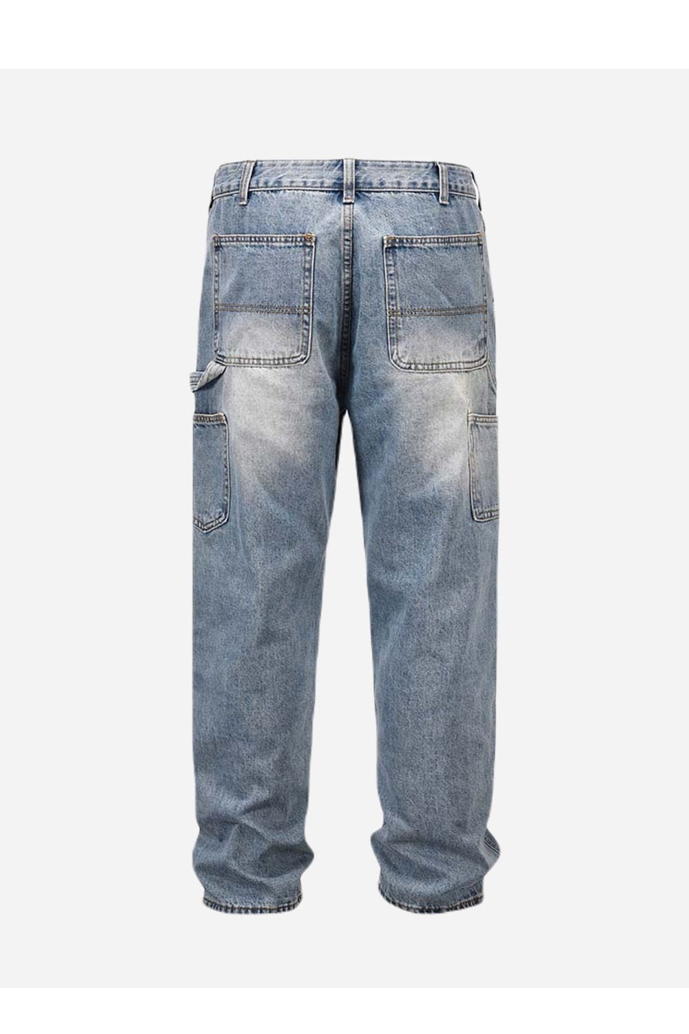 Jeans With Flare Design Patch - Strada Fashion