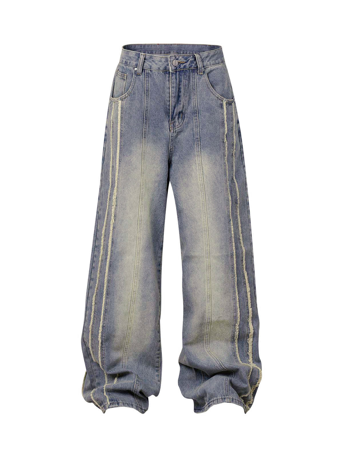 Jeans baggy effetto vissuto