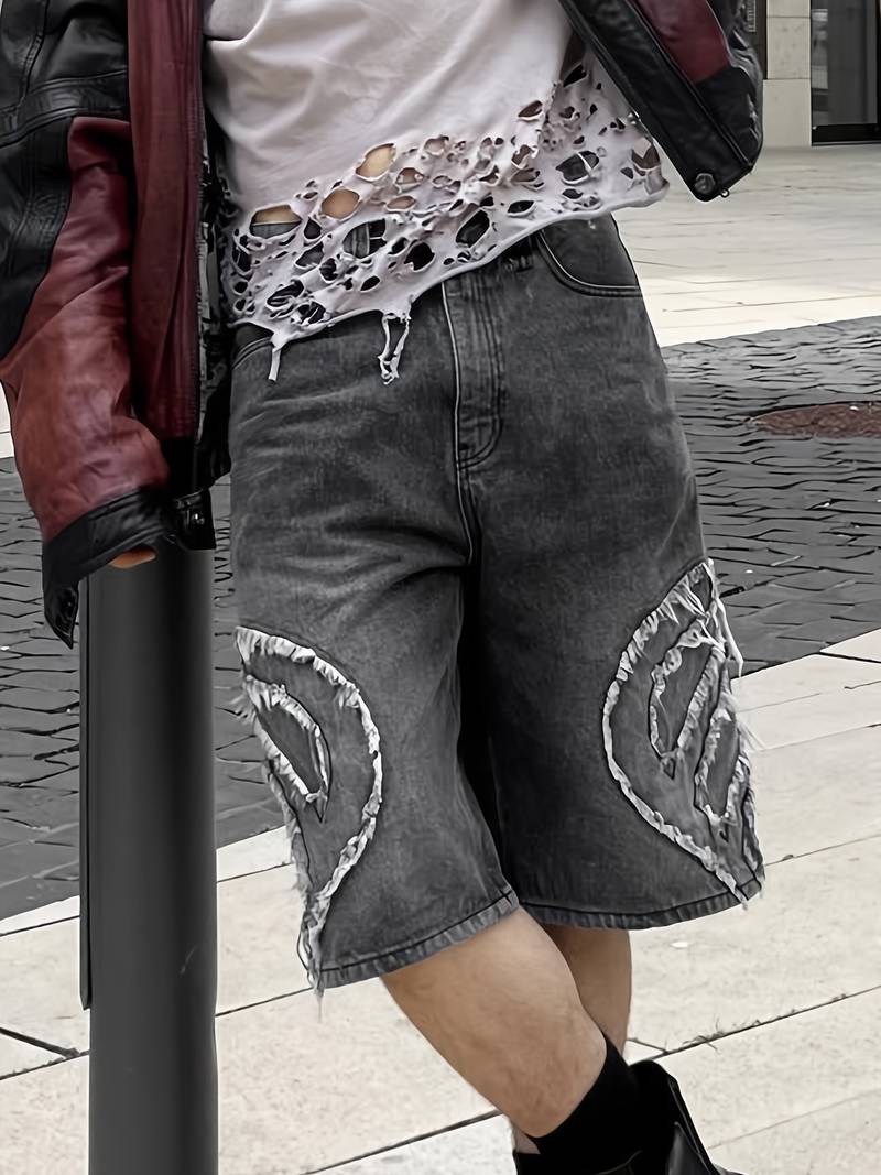 Jorts di jeans baggy