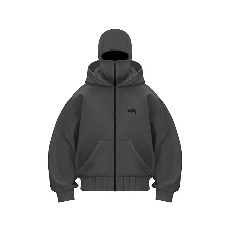 'Bivak' Zipped Hoodie - Strada Fashion