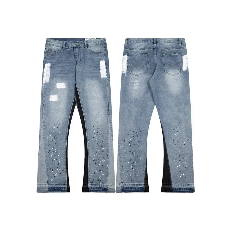 American Retro Washed Denim Jeans