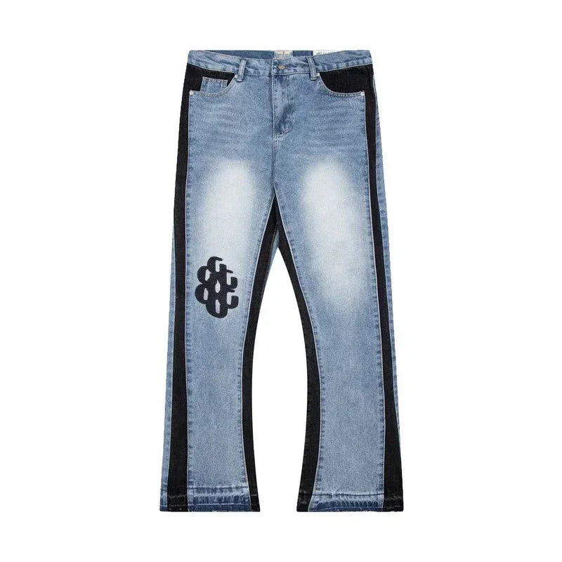 American Retro Washed Denim Jeans