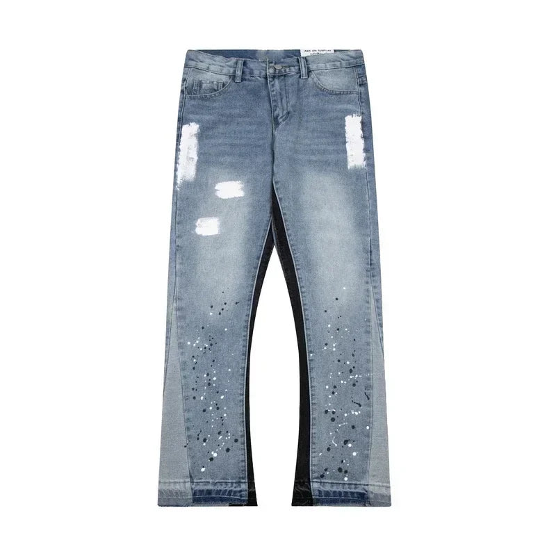 American Retro Washed Denim Jeans