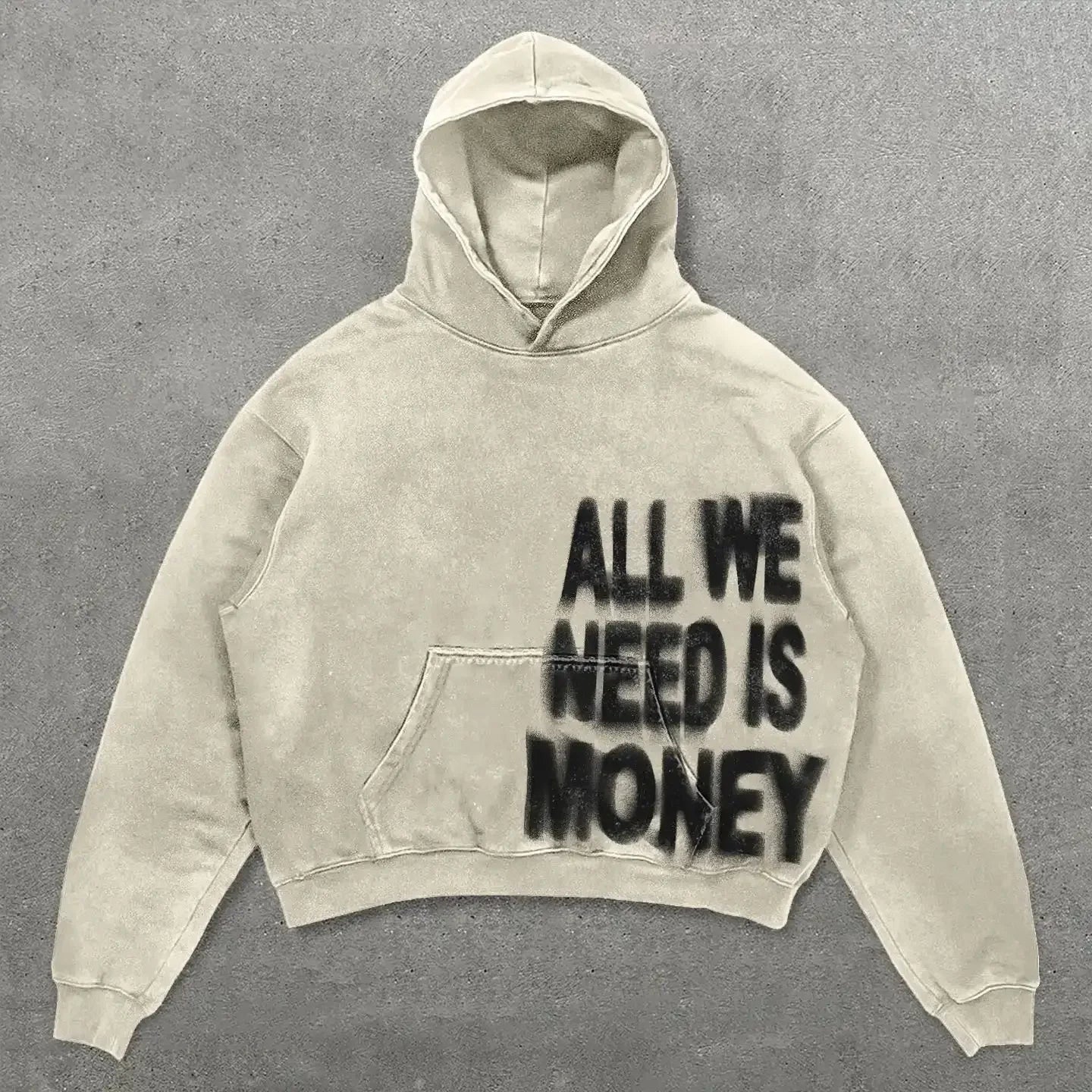 'All We Need'- Streetwear Hoodie - Strada Fashion