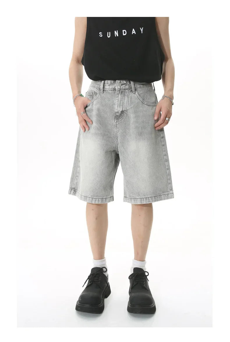 Jorts baggy lavaggio chiaro