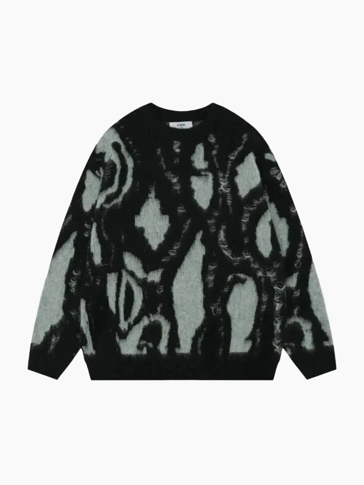 Eye Fabric Knitted Sweater