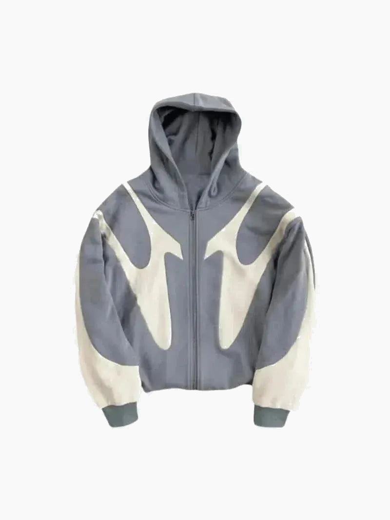 Opal Zip-Through Hoodie - Grey