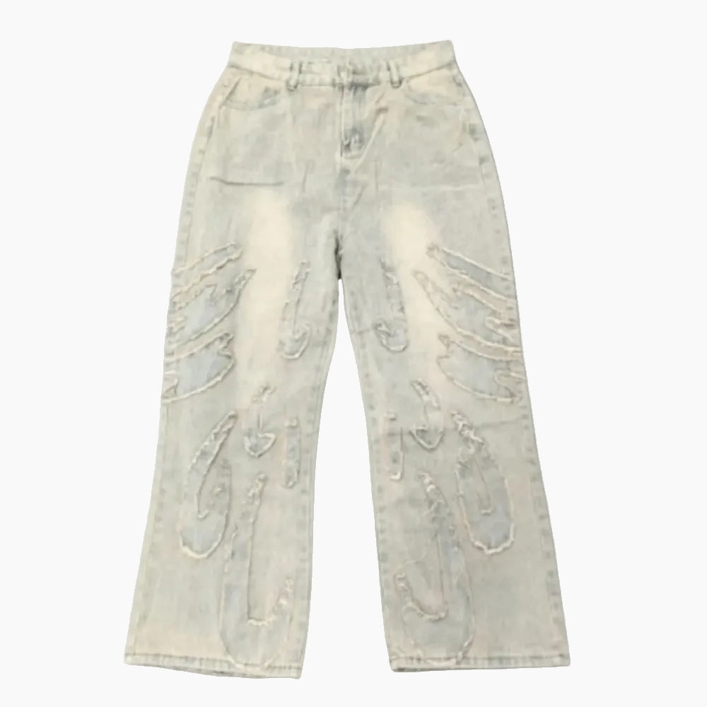 'Raw Edge' Baggy Broek