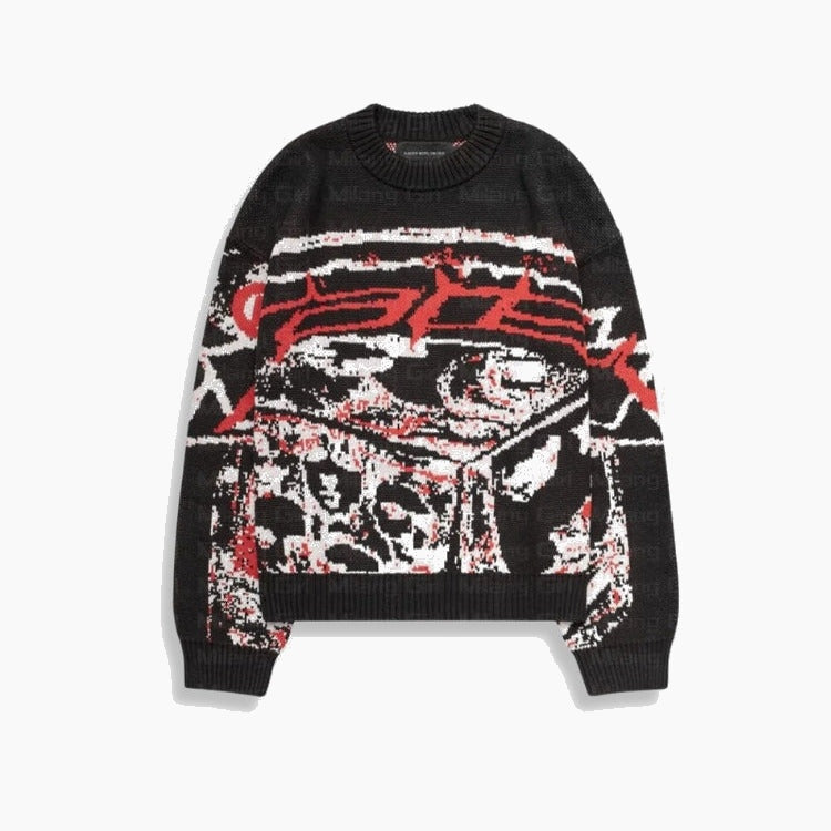 Vintage Hollow Out Pullover