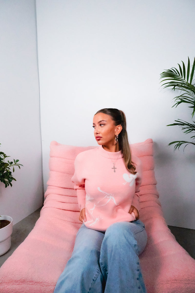 Amor Knitted Sweater - Strada Fashion