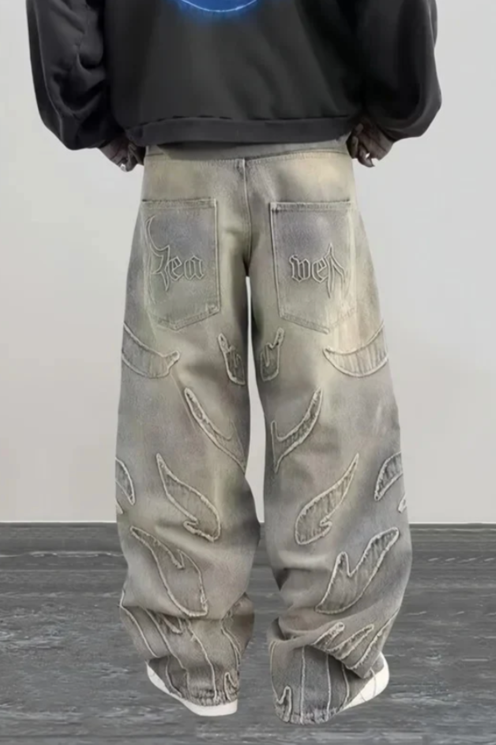 'Raw Edge' Baggy Broek