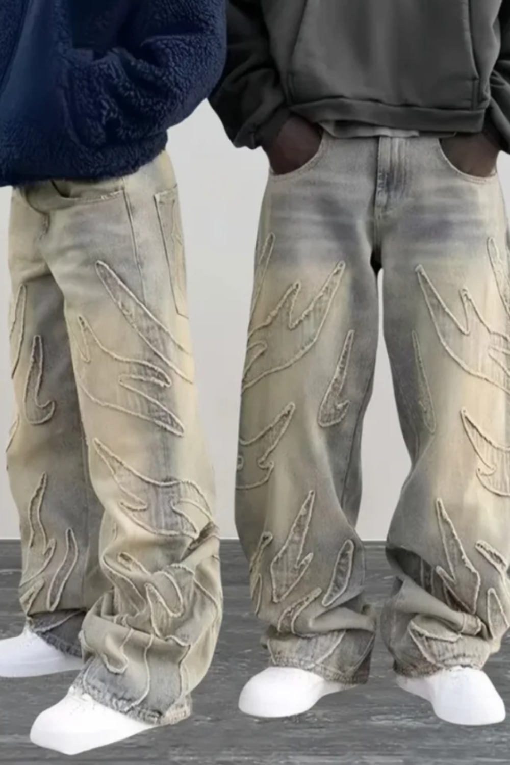 'Raw Edge' Baggy Broek