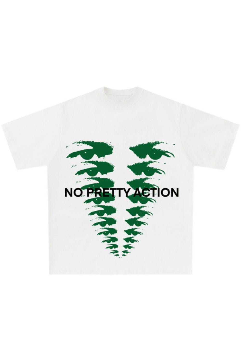 'No Pretty Action' Graphic T-shirt