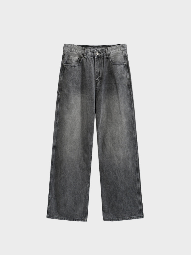 Jeans denim baggy - Nero