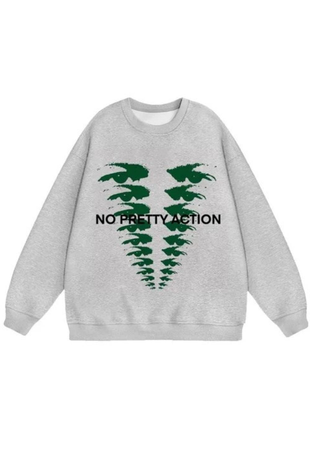 Sweatshirt 'No Pretty Action' - Strada Fashion
