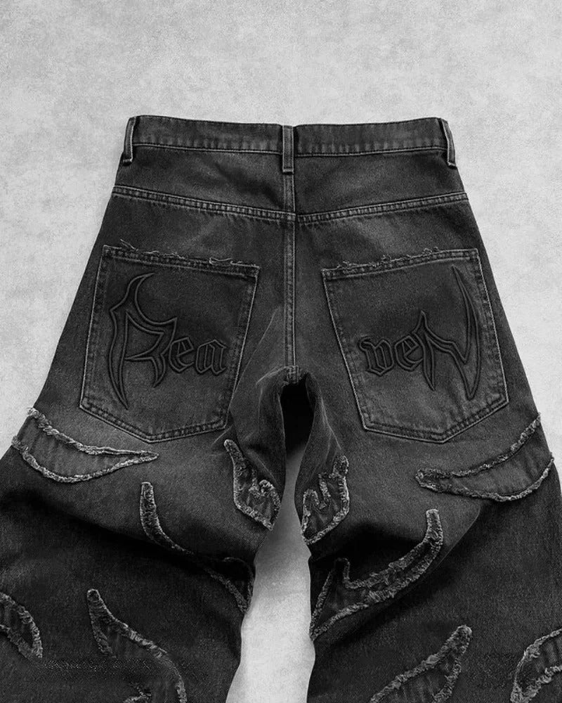 'EdgeSplit' Denim Jean - Strada Fashion
