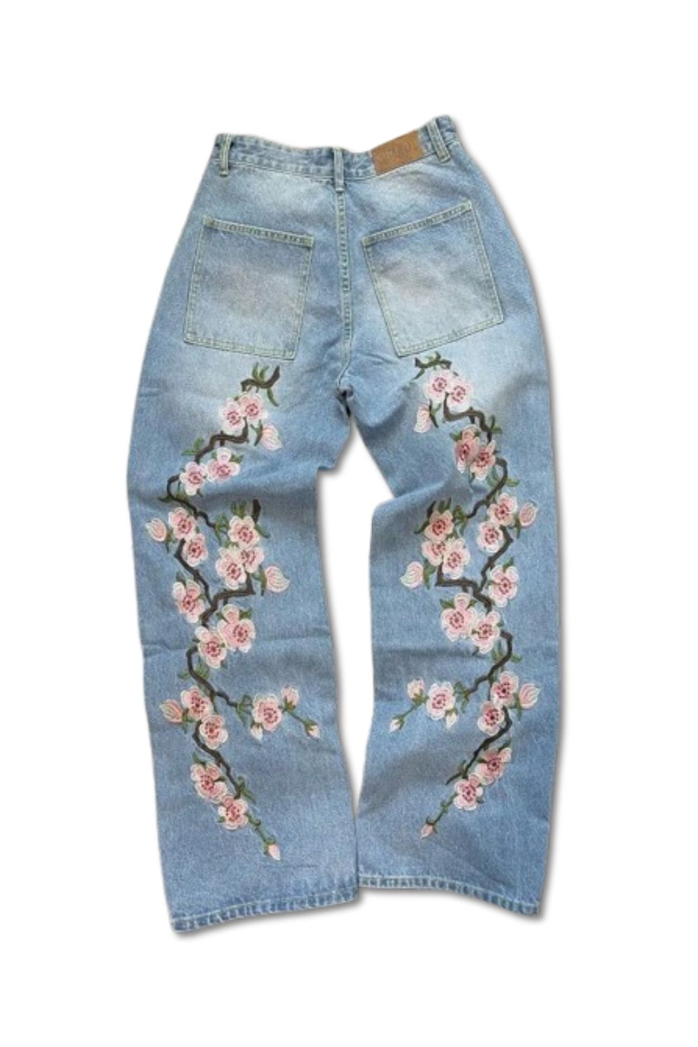 'Blossom' Embroidered Jeans - Strada Fashion