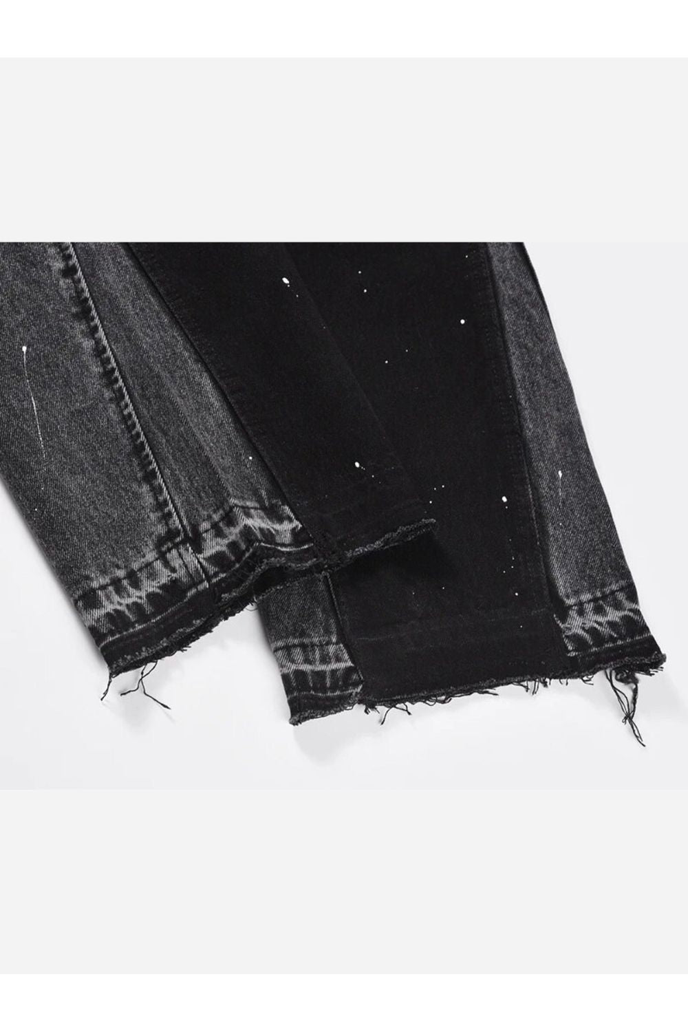 Jeans Flare With Paint - Strada Fashion