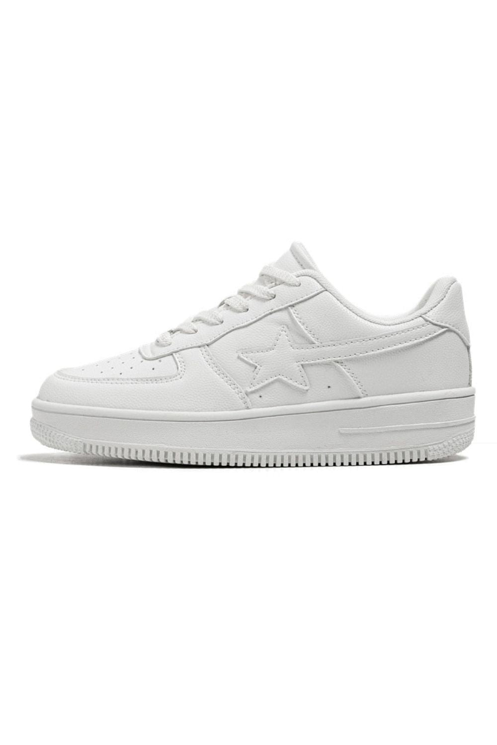'Triple White' Star Sneaker - Strada Fashion