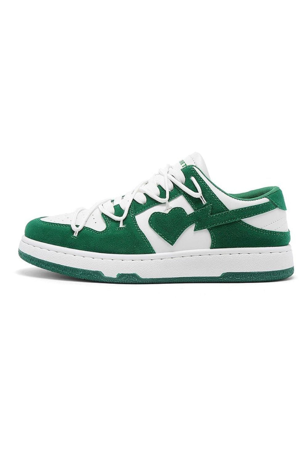 Green Heart Sneaker - Strada Fashion