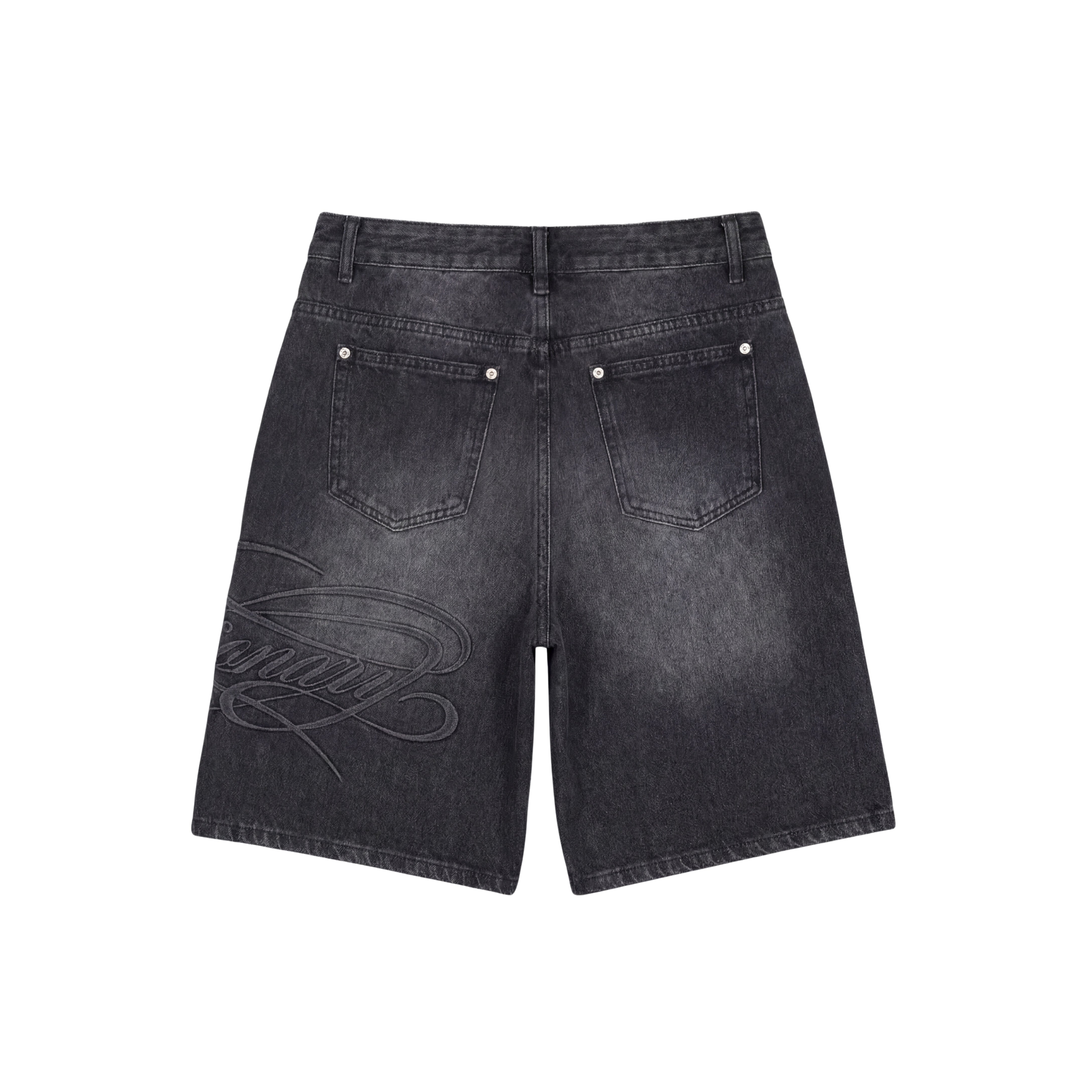 ORLINO - SCRIPT DENIM SHORTS