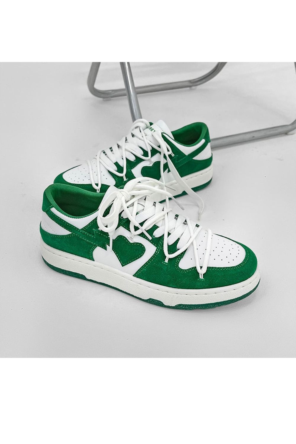 Green Heart Sneaker - Strada Fashion