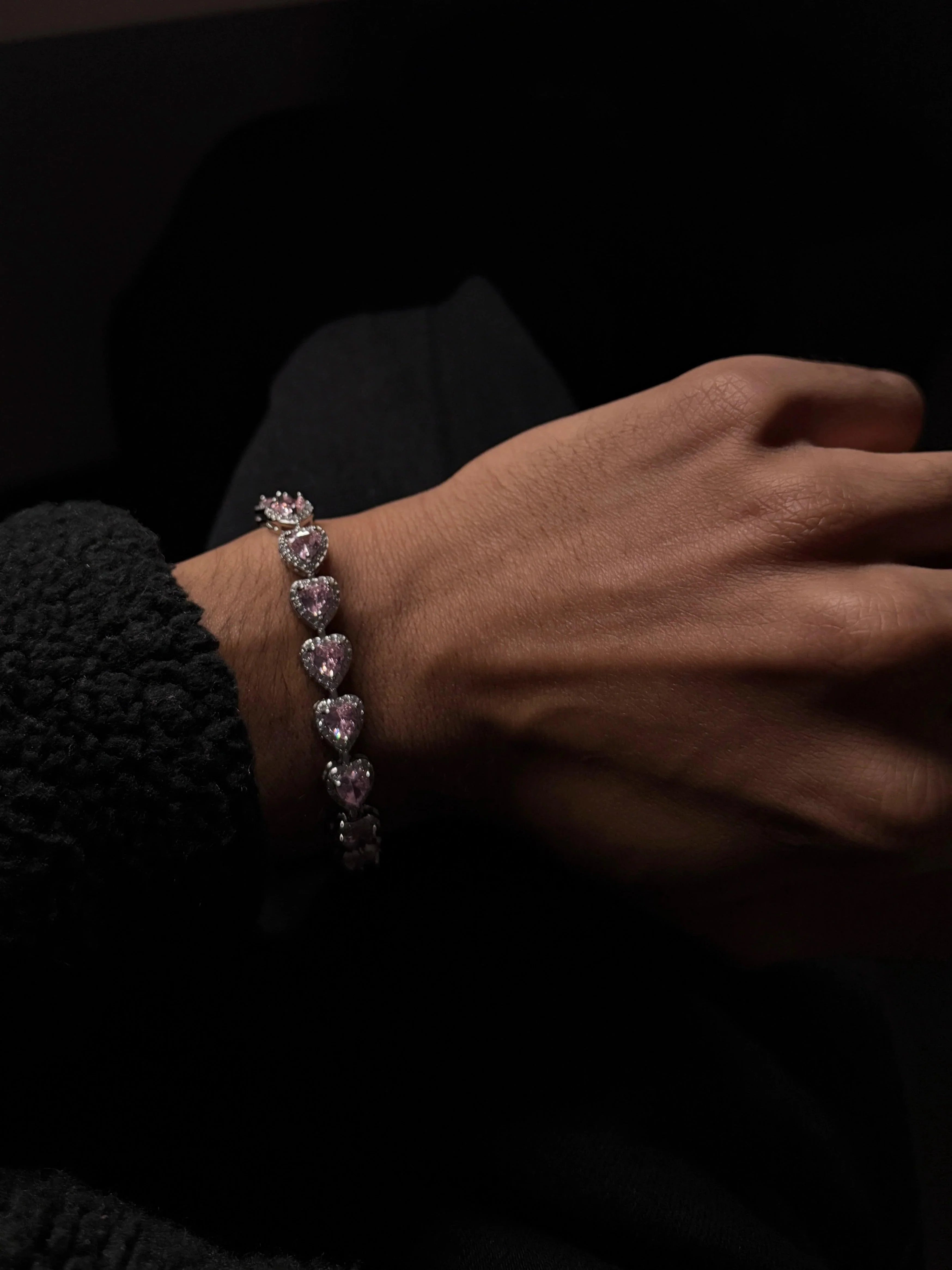 'Heart Crystal' Bracciale