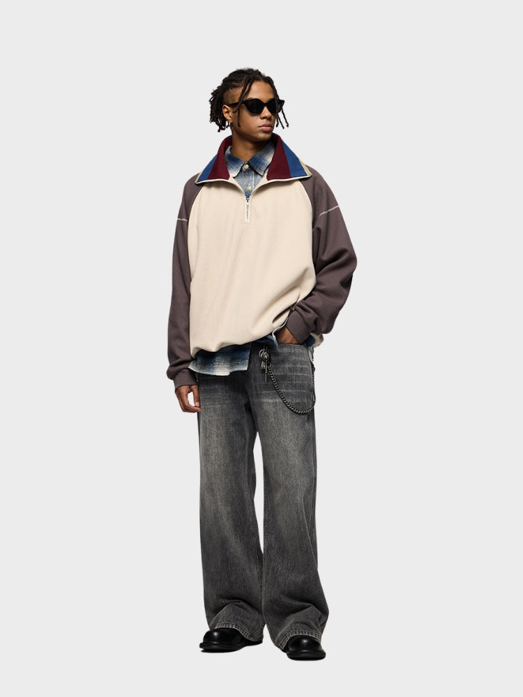 Jeans denim baggy - Nero