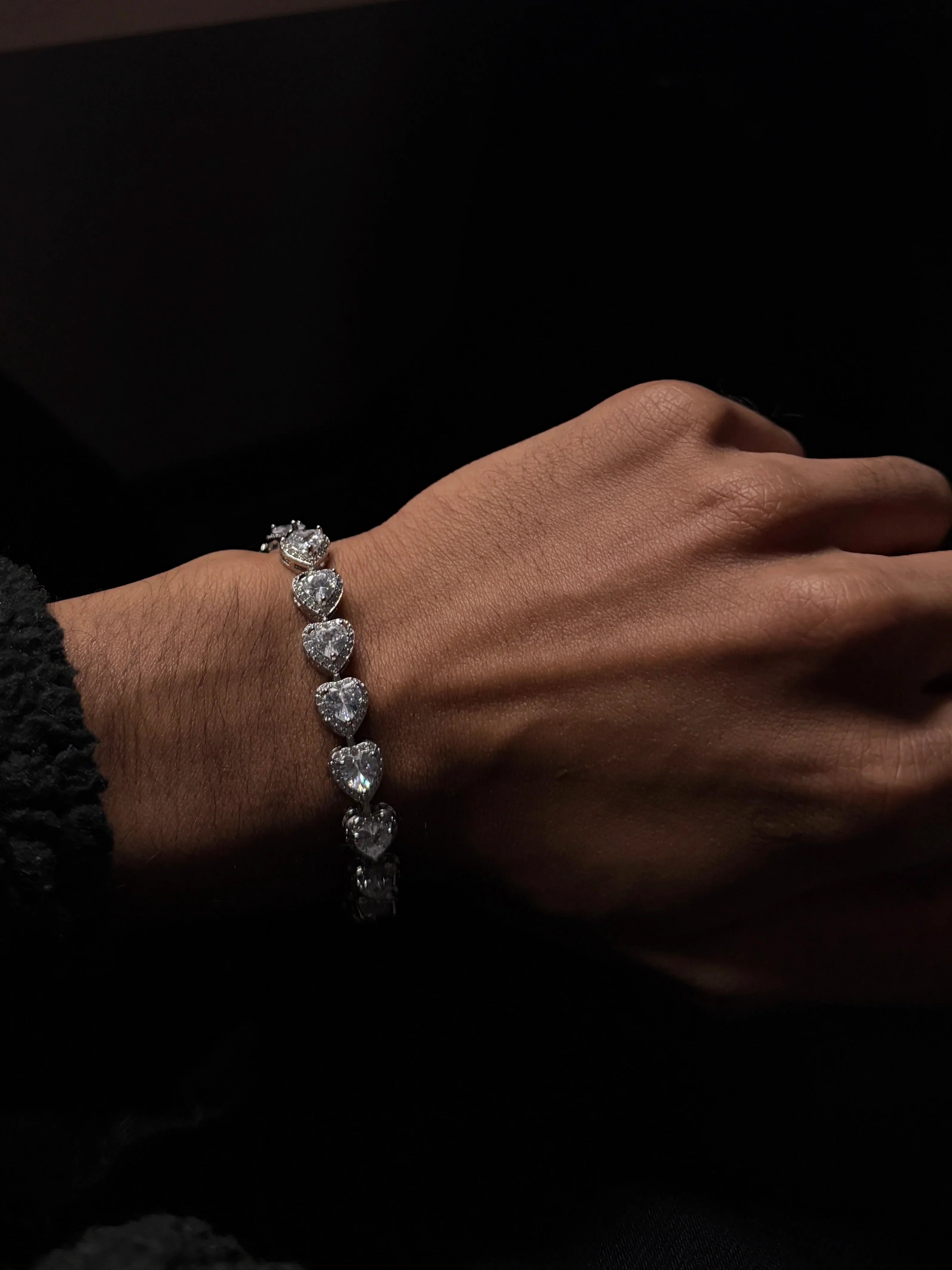 'Heart Crystal' Bracciale
