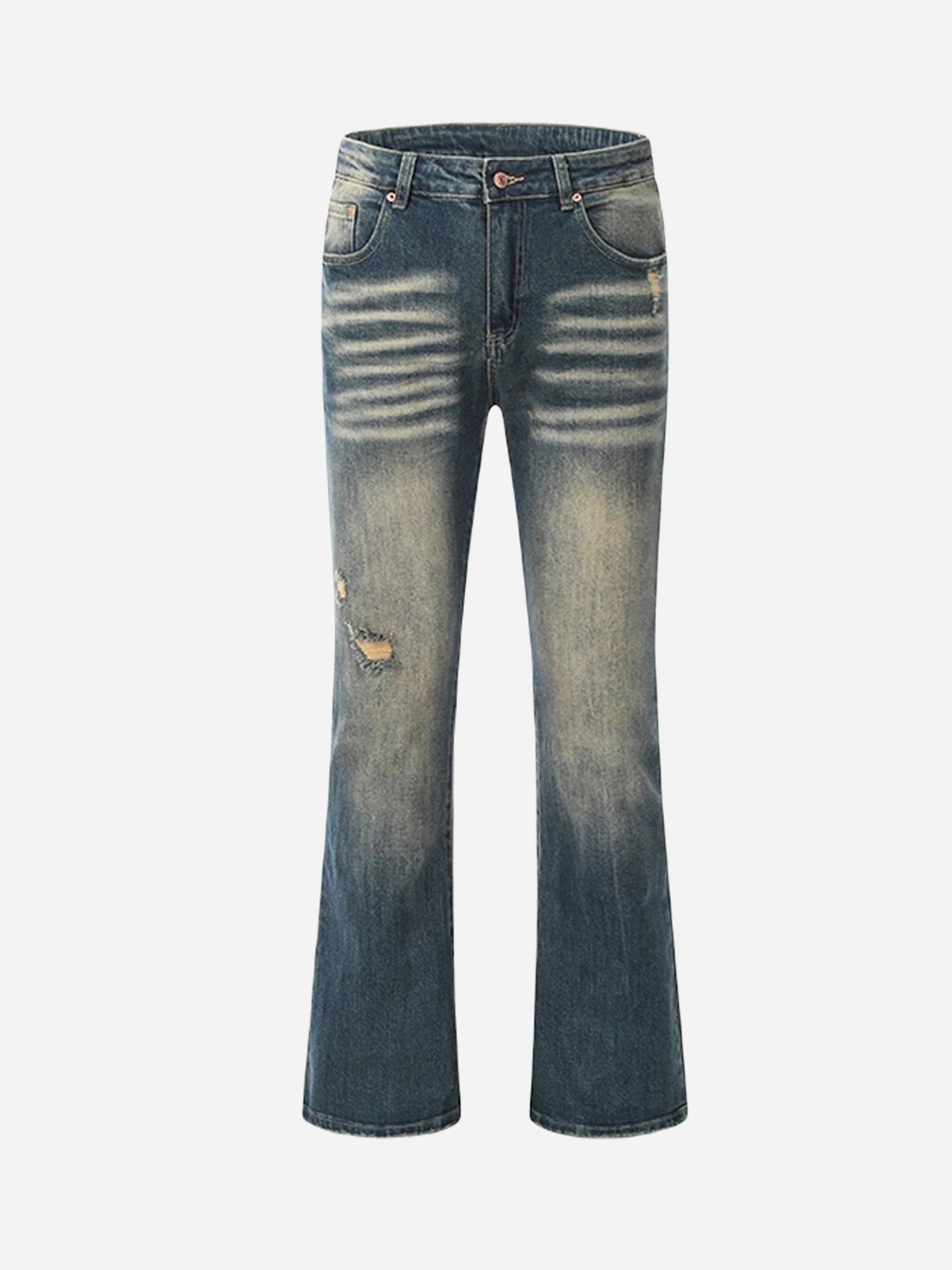 Jeans With Ripped Design - Strada Fashion