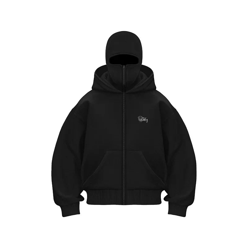 'Bivak' Zipped Hoodie - Strada Fashion