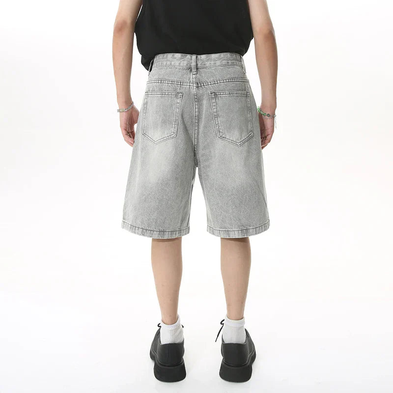 Jorts baggy lavaggio chiaro