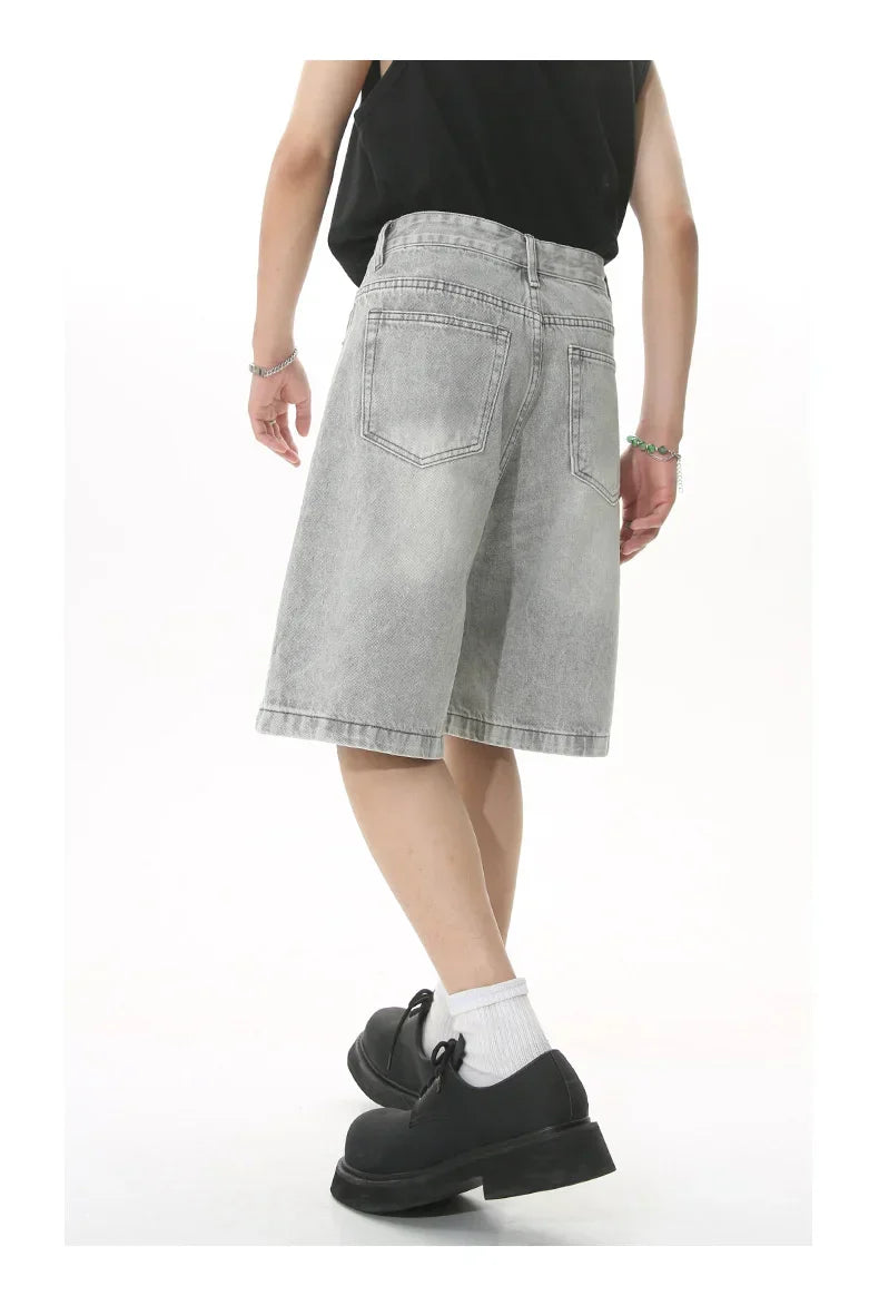 Jorts baggy lavaggio chiaro