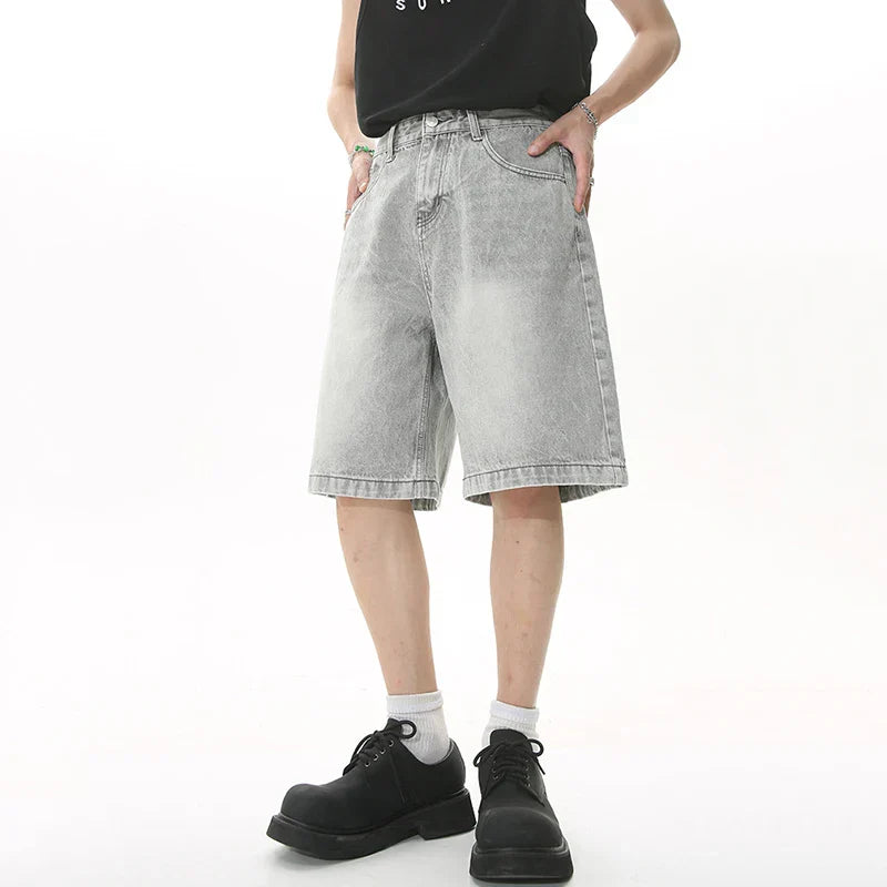 Jorts baggy lavaggio chiaro