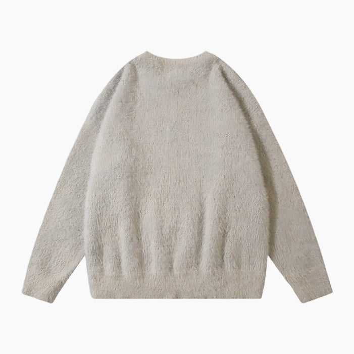 'Tribal' Knitted Sweater - Apricot