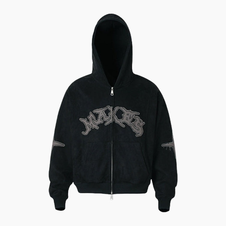 Zip Hoodie Y2K - Dark Green