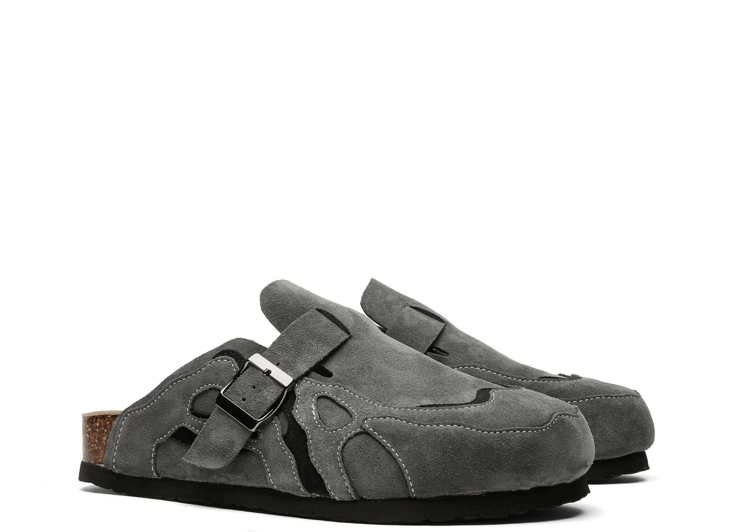 Flame Suede Clog