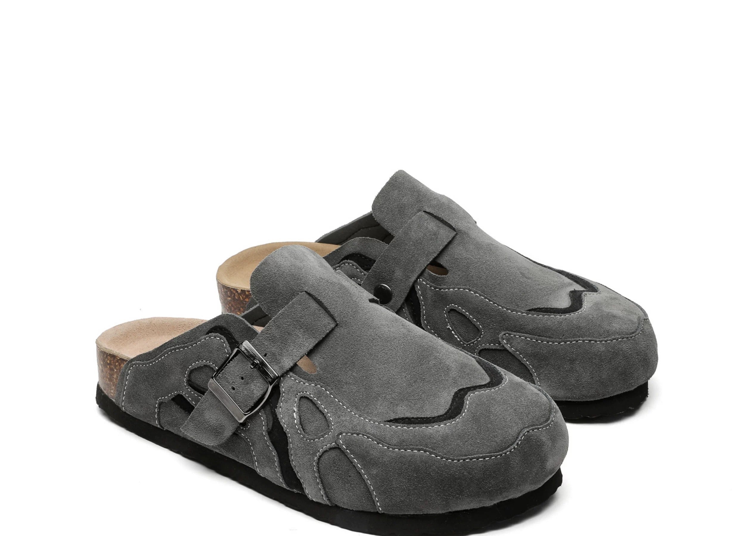 Flame Suede Clog