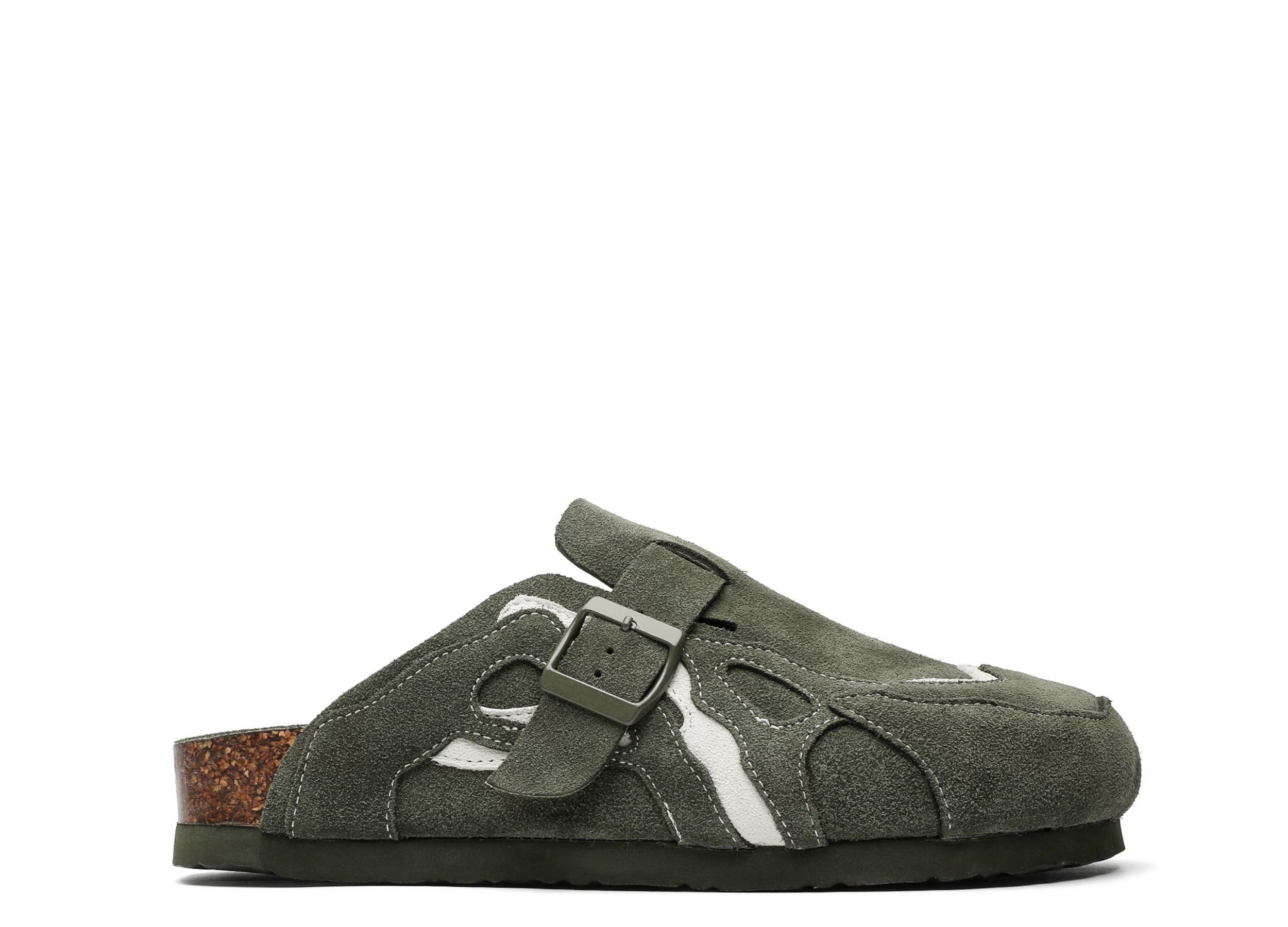 Flame Suede Clog