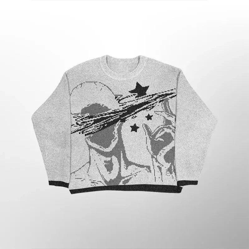 'Dimension' Knitted Sweater - Strada Fashion